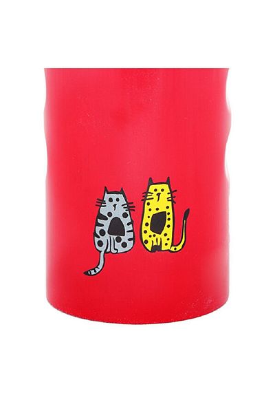 esdekor Design Cats 500ml Water Bottle Collectable Stainless Steel Kitchen Tableware Water Intractor Functional 1 Piece
