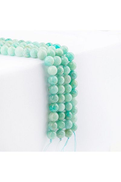 Zeynep Büyükbay 8mm Amazonite Natural Stone String
