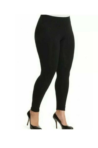 içten Women's Steel Knitted Fabric Large Size Leggings Trousers