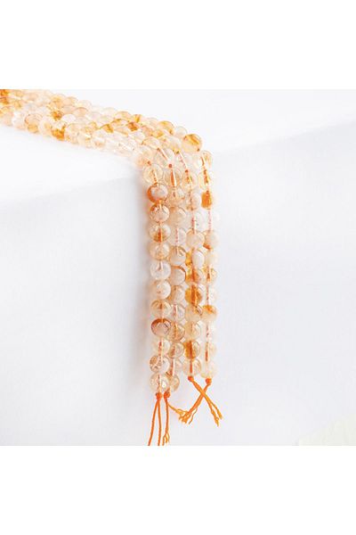 Zeynep Büyükbay 8mm Citrine Natural Stone String