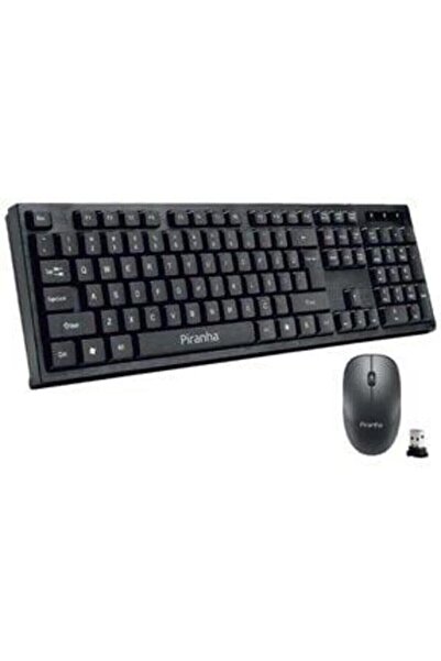 Piranha 2335 Kablosuz Klavye ve Mouse Seti / Türkçe Q Klavye Modern Tasarım 826334