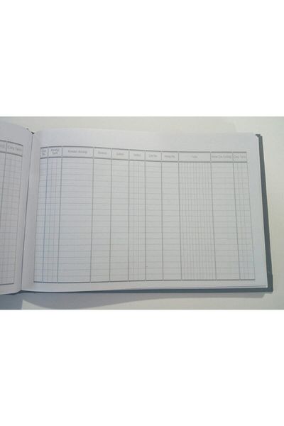 DEFTERSAN 17x24 Check Book - 100 Sheets, 200 Sheets