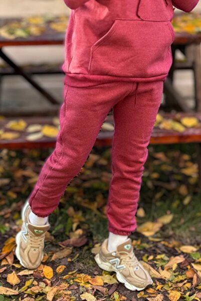 YAKAMEL Pantaloni de trening unisex MÜRDÜM pentru bărbați, cu 3 fire, groși, ...