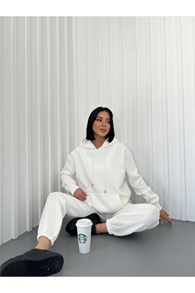 YAKAMEL Γυναικείο σετ φόρμας 3 ιντσών με ριμπ ραφές, σε μεγάλο μέγεθος