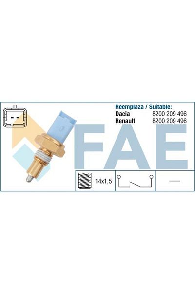 FAE Musuru Reverse Shift - Kangoo, Megane, Laguna, Scenic, Master, Clio, Logan, Micra, Note