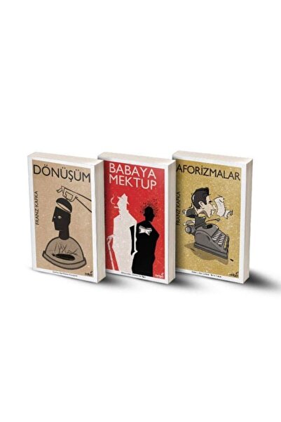 İndigo Kitap Franz Kafka Seti / Babaya Mektup - Aforizmalar - Dönüşüm