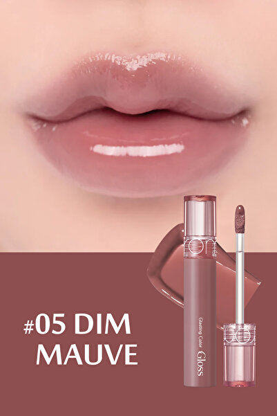 Romand Vegan Dolgun Görünüm Sağlayan Glasting Color Dudak Parlatıcısı-05 Dim Mauve