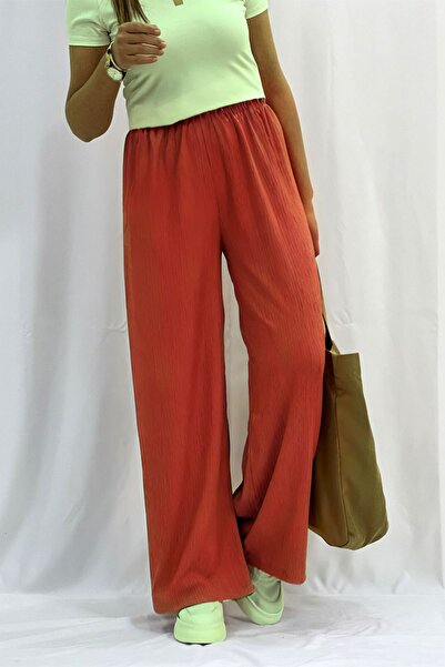 YAKAMEL Pantaloni Palazzo pentru femei cu talie super înaltă - cu buzunare și...