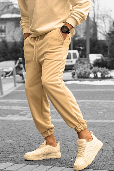 YAKAMEL Ανδρικό παντελόνι φόρμας Basic Mink