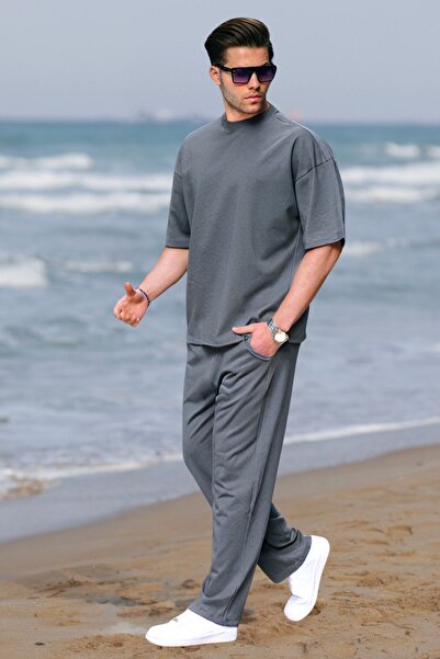 YAKAMEL Muška udobna letnja pidžama sa kratkim rukavima