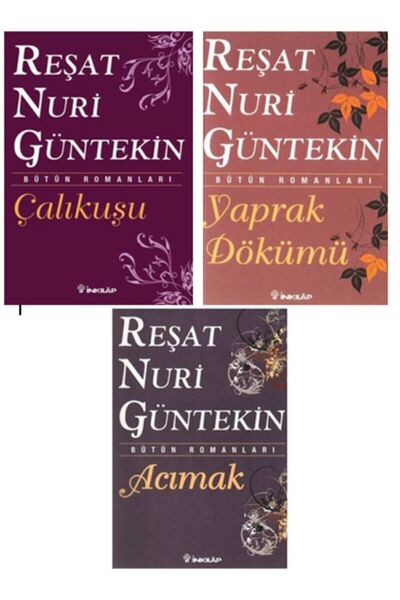 İnkılap Kitabevi Reşat Nuri Güntekin Çalıkuşu - Yaprak Dökümü - Acımak