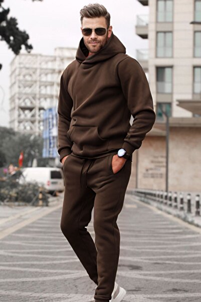 YAKAMEL بدلة شتوية سميكة للرجال كبيرة الحجم