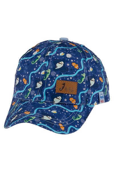 Kitti 1-3 Years Old Baby Boy and Child Hat - Sea Pattern