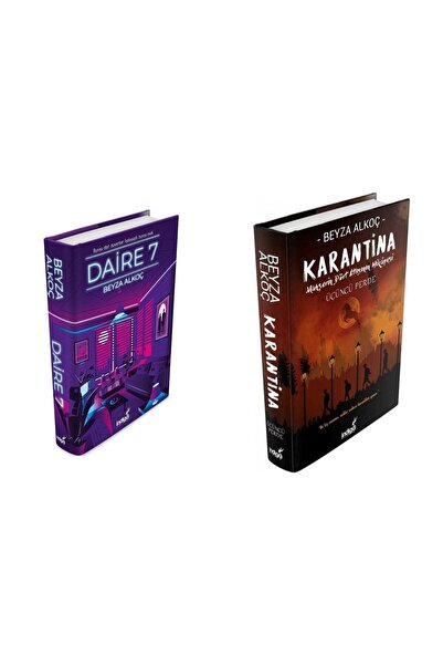 İndigo Kitap Daire 7 Ciltli + Karantina 3 Ciltli Beyza Alkoç 2 Kitap