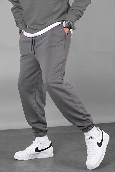 YAKAMEL Men's Jogger Sweatpants - Raised, Rubber Waist, Pocket, 3 Thread