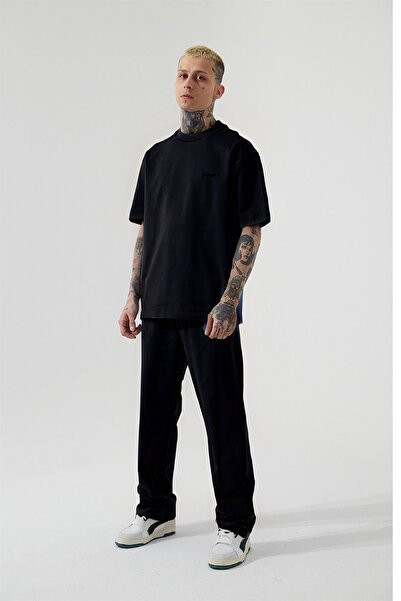 YAKAMEL Ανδρικό Σετ Πιτζάμες Oversize με Λαιμόκοψη Τύπου Crew - Με Κοντά Μανί...