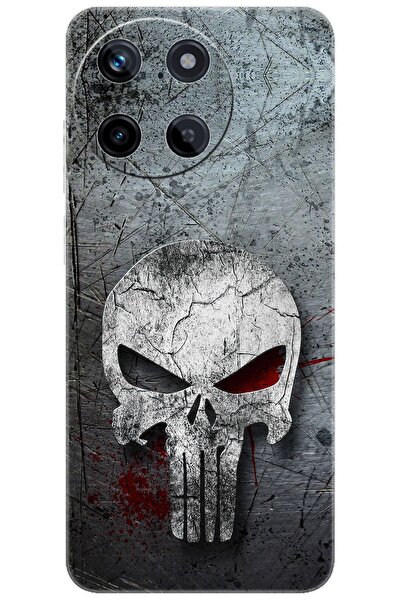 11 (RMX3636) Compatible Sheath Pattern Printed Silicone Gray Skull NGO:218 CP-YricaPN