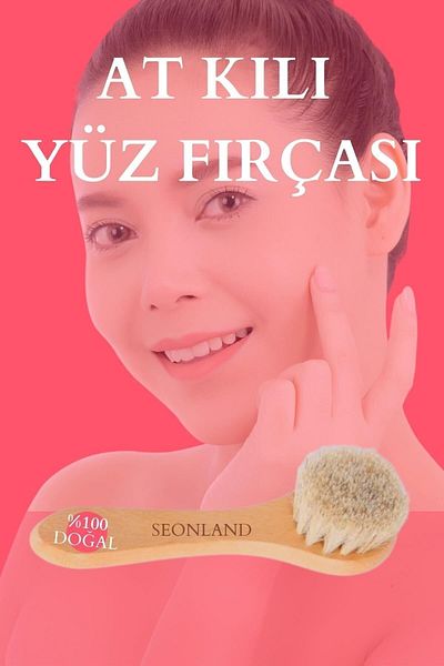 Seonland Blackhead Acne - 100% Natural Horsehair Facial Care Brush