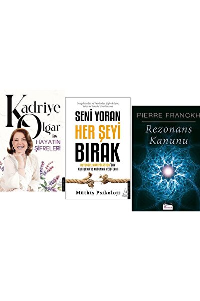 Destek Yayınları Kadriye Olgar ile Hayatın Şifreleri + Seni Yoran Her Şeyi Bı...