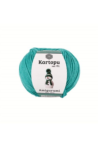 Kartopu Βαμβακερό παιχνίδι Amigurumi K418 Πράσινο 50 γρ