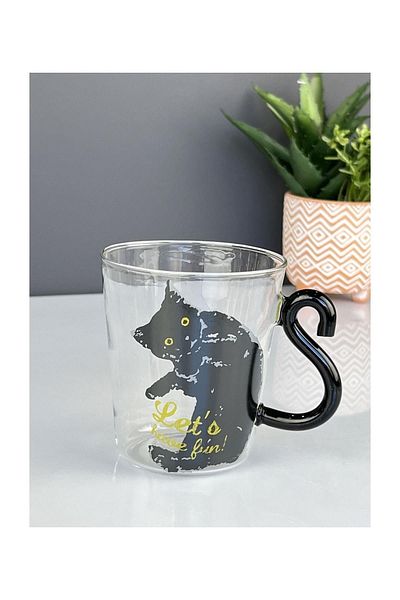 AROW Luxury Cat 250 Ml Borosilicate Mug V3
