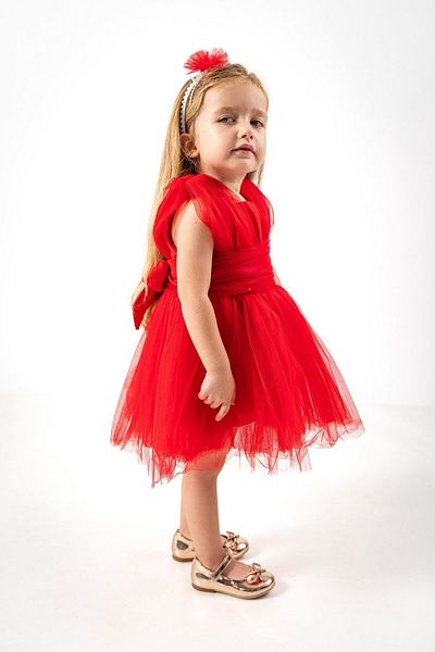 DFN Square Crown Tulle Tutu Dress