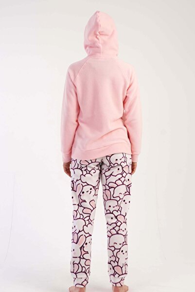 VİENETTA Kadın Polar Kapsonlu Uzun Kol Kanguru Ceplı Pijama Takım
, 304038