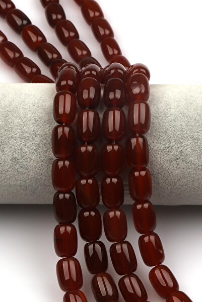 Alibaba Doğaltaş Akik ( AB Kalite ) Doğaltaş Dizi 10 x 14 mm Boru Kesim