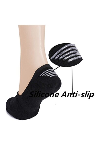 socksbox 8 ζευγάρια κάλτσες μπαλαρίνας Unisex σιλικόνης χωρίς ραφή από μπαμπού