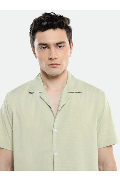 Dennis Lingo By Styli Textured Casual Shirt with Buttons