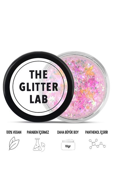 The Glitter Lab Shiny Glitter Unicorn Disc - Gel Form