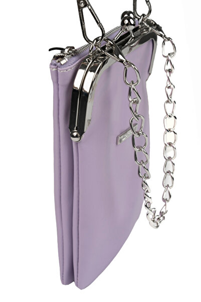 Bakras Night&Day Two Compartments - Τηλεφωνική τσάντα με κοντό και μακρύ λουράκι αλυσίδας