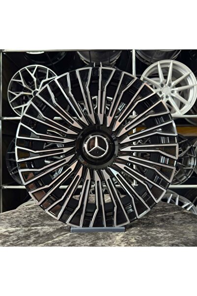 kormetal 19" (inç) 5x112 VİTO VİANO UYUMLU SİYAH ELMAS KESİM JANT TAKIM