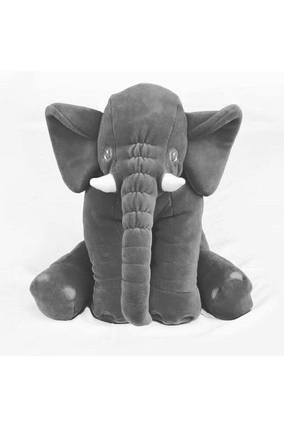 Teknor My Big Sleeping Elephant Friend Plush Soft Elephant Gray - 60 cm 65 cm Gray 1+ Years English Yes Yes