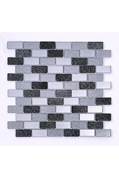 MozaiKristaL Mutfak tezgah arası Kristal Mozaik Cam ölçüsü: 23x48x4 mm. File ...