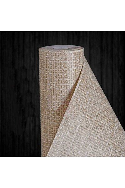 Bien Duvar Kağıtları Bien Exclusive 5345 Yeni Kahve Hasır Dokulu Kabartma Kahve Krem Duvar Kağıdı 5,30 M²