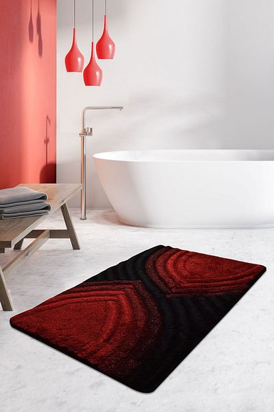 Chilai Home Stella Red 70x120 cm Χαλί Μπάνιου Ακρυλικό