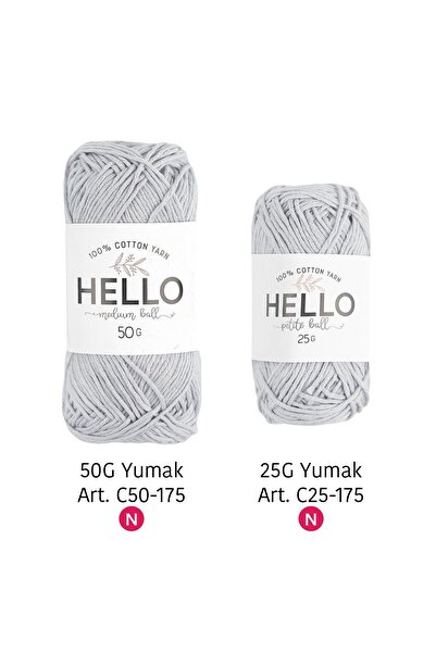 Tuva Yayıncılık Hello DK Cotton %100 Cotton Yarn - 50 GR
