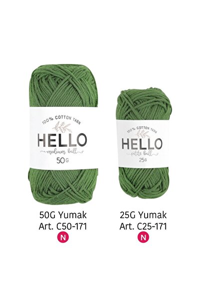 Tuva Yayıncılık Hello DK Cotton %100 Cotton Yarn - 50 GR