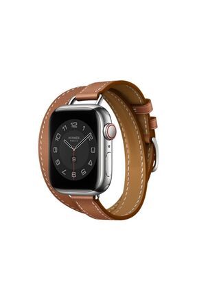 Teknoband Hermes Deri Kordon Double Tour Apple Watch 42 44 45 Mm Uyumlu logolu Fiyat Yorumlar Trendyol