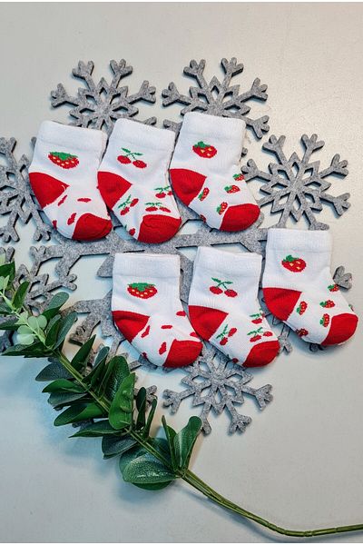 CemBebe 6 Pairs of Baby Socks for Newborn Babies