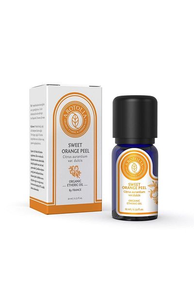 arotolia 100% Organic Certified Sweet Orange Peel Oil That Helps Brighten & Wrinkle Removal 10ml