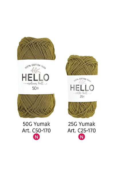 Tuva Yayıncılık Hello DK Cotton %100 Cotton Yarn - 50 GR