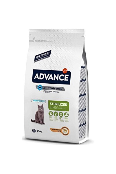 Advance Tavuklu Kısırlaştırılmış Yavru Kedi Kuru Kedi Maması 1.5 Kg