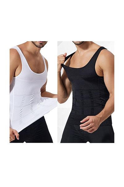 Sweet Sauna Myreıning Chest and Abdomen Enhancer Men's Athlete Corset 2-Piece Advantage Package