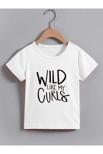 VASK Παιδικό μπλουζάκι Unisex Άνετο Βαμβακερό Wild Like Printed
