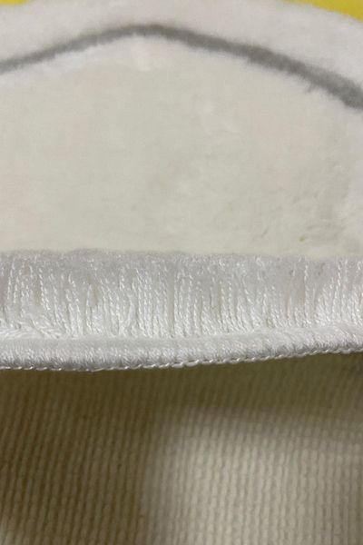 Chilai Home Ακρυλικό χαλί μπάνιου Genom Λευκό 70x120