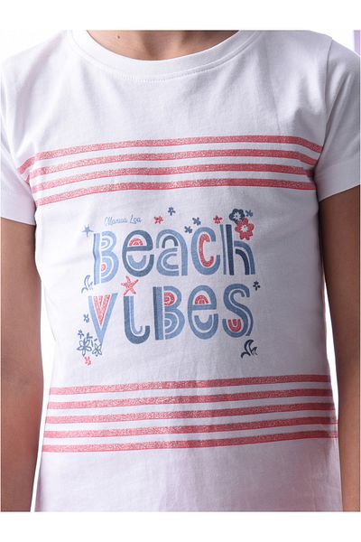Victor and Jane By Styli Beach Vibes Graphic T-Shirt & Leggings Set