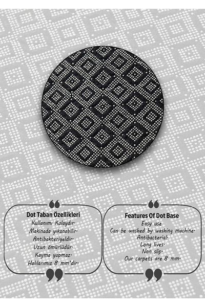 Chilai Home Set of 2 Geesle Bathroom Rugs Non-Slip Washable