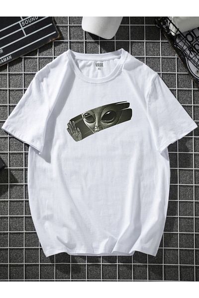 MODADEER Unisex Silen Alien Oversize Tshirt